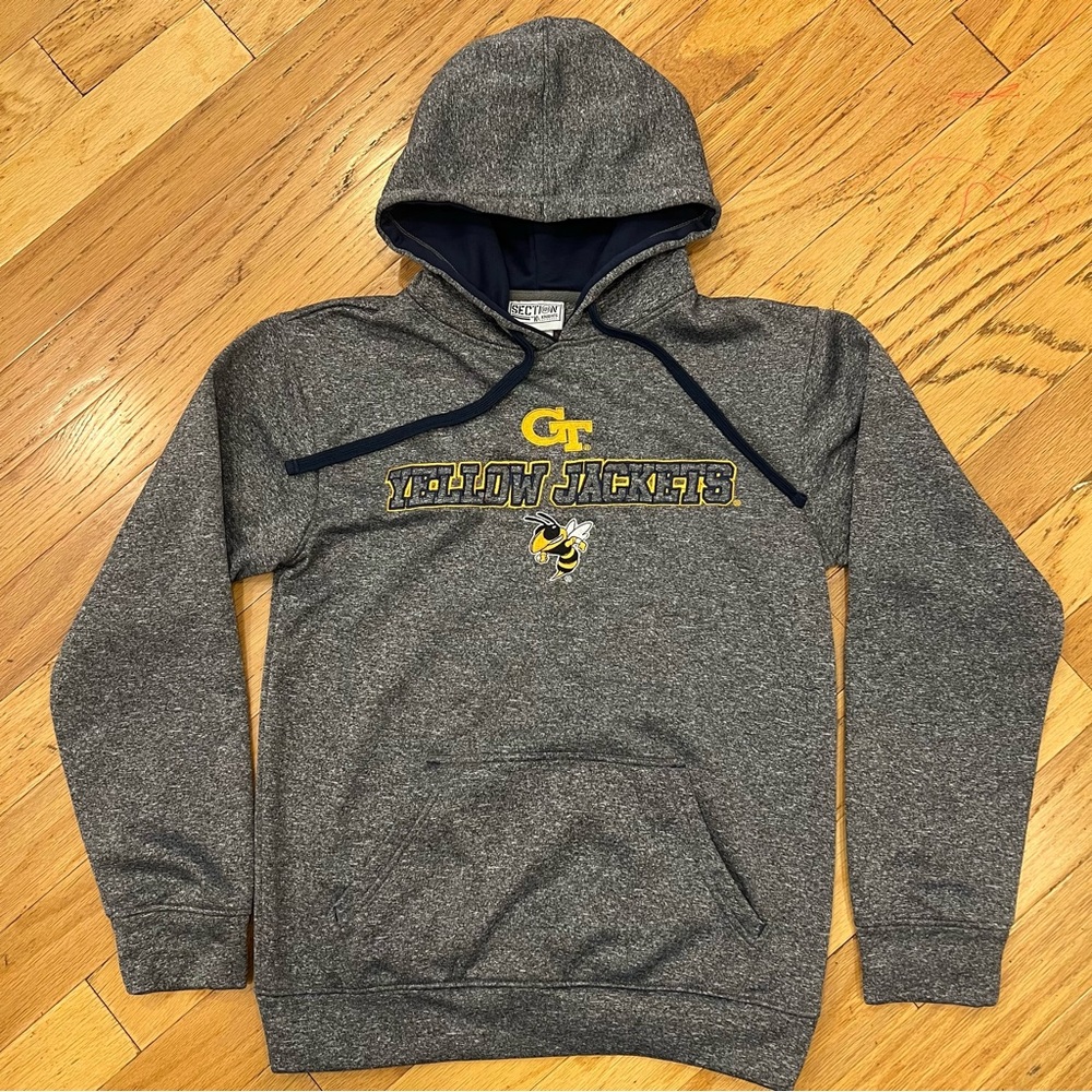 Georgia Tech University (GT) Champion Athletic Hoodie Sweater Size S